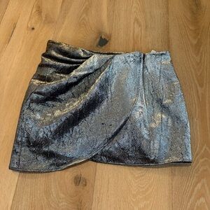 NWT Zara Shiny Skort Sz Large